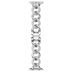 Chain strap For Apple Watch® 40 mm & 41mm, Silver tone, Stainless steel