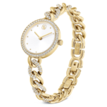 Cocktail round watch Round cut, Metal bracelet, Gold tone, Gold-tone finish - Image 3