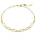 Constella necklace White, 18K gold finish