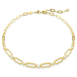 Constella necklace White, 18K gold finish - Image 8