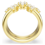 Constella ring Set (2), Round cut, White, 18K gold finish - Image 5