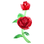 Crystal Flowers Red Rose - Image 2