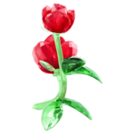 Crystal Flowers Red Rose - Image 4
