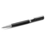 Crystalline ballpoint pen Black, Black lacquered, chrome plated