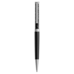 Crystalline ballpoint pen Black, Black lacquered, chrome plated - Image 2