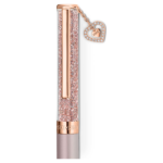 Crystalline ballpoint pen Heart, Rose gold tone, Pink lacquered, rose gold-tone plated - Image 3