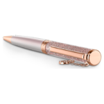 Crystalline ballpoint pen Heart, Rose gold tone, Pink lacquered, rose gold-tone plated - Image 5