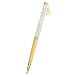 Crystalline ballpoint pen Winnie the Pooh, Yellow lacquered, gold-tone plated - Image 5