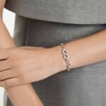 Dextera bracelet Round cut, White, Rhodium plated - Image 6
