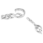 Dextera bracelet Round cut, White, Rhodium plated - Image 4