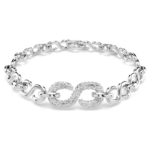 Dextera bracelet Round cut, White, Rhodium plated - Image 7