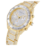 Dextera lux watch Swiss Made, Metal bracelet, Gold tone, Gold-tone finish - Image 5