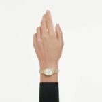 Dextera octagon watch Swiss Made, Metal bracelet, Gold tone, Gold-tone finish - Image 2