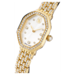 Dextera octagon watch Swiss Made, Metal bracelet, Gold tone, Gold-tone finish - Image 5