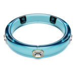 Dulcis bangle Octagon cut, Blue, 18K gold finish - Image 6