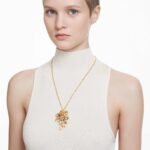 Elegance of Africa necklace Flower, Multicoloured, Gold-tone plated - Image 2