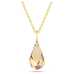 Energic pendant Brown, 18K gold finish