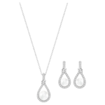 Enlace set White, Rhodium plated