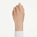 Eternity bracelet Lab-grown diamonds 0.5 ct tw, Heart shape, Sterling silver - Image 2