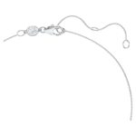 Eternity halo solitaire pendant Lab-grown diamonds 1 ct tw, Pear shape, 18K white gold - Image 4