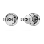 Eternity halo stud earrings Lab-grown diamonds 0.75 ct tw, Round shape, 18K white gold - Image 5
