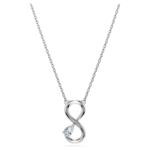 Eternity pendant Lab-grown diamonds 0.2 ct tw, Pear shape, Infinity, 18K white gold - Image 6