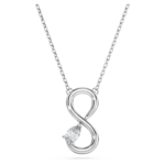 Eternity pendant Lab-grown diamonds 0.2 ct tw, Pear shape, Infinity, 18K white gold