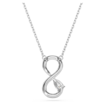 Eternity pendant Lab-grown diamonds 0.2 ct tw, Pear shape, Infinity, 18K white gold - Image 4
