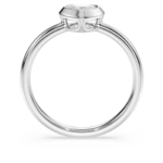 Eternity solitaire ring Lab-grown diamonds 0.5 ct tw, Heart shape, Sterling silver - Image 5