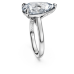 Eternity solitaire ring Lab-grown diamonds 6 ct tw, Pear shape, 18K white gold - Image 3