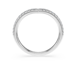 Eternity V band ring Lab-grown diamonds 0.25 ct tw, Round shape, 18K white gold - Image 5