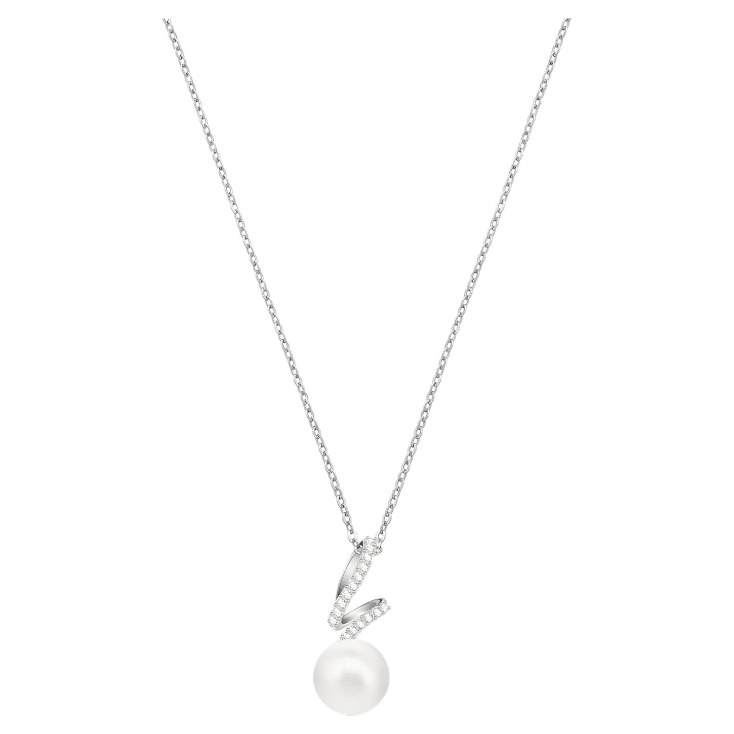 gabriella-pendant-white-rhodium-plated-swarovski-5528731 Gabriella pendant White, Rhodium plated - Image 1