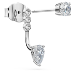 Galaxy earring jackets Lab-grown diamonds 0.82 ct tw, Mixed shapes, Sterling silver - Image 4