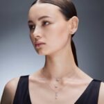 Galaxy pendant Lab-grown diamonds 0.5 ct tw, Round shape, 18K white gold - Image 7