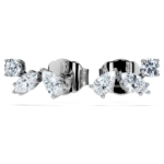 Galaxy stud earrings Lab-grown diamonds 0.5 ct tw, Mixed shapes, Sterling silver - Image 7