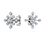 Galaxy stud earrings Lab-grown diamonds 0.5 ct tw, Round shape, 18K white gold - Image 3