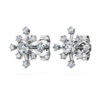 Galaxy stud earrings Lab-grown diamonds 0.5 ct tw, Round shape, 18K white gold - Image 4