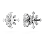 Galaxy stud earrings Lab-grown diamonds 0.5 ct tw, Round shape, 18K white gold - Image 5