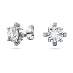 Galaxy stud earrings Lab-grown diamonds 2.1 ct tw, Round shape, 18K white gold - Image 3