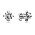 Galaxy stud earrings Lab-grown diamonds 2.1 ct tw, Round shape, 18K white gold - Image 5