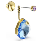 Gema earring jackets Blue, 18K gold finish - Image 4
