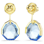 Gema earring jackets Blue, 18K gold finish - Image 5