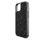 High smartphone case Flat Back crystals, iPhone® 15, Black - Image 4
