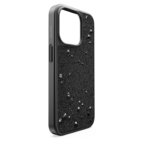 High smartphone case Flat Back crystals, iPhone® 15 Pro, Black - Image 3