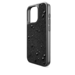 High smartphone case Flat Back crystals, iPhone® 15 Pro, Black - Image 4