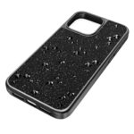 High smartphone case Flat Back crystals, iPhone® 15 Pro Max, Black - Image 2