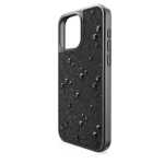 High smartphone case Flat Back crystals, iPhone® 15 Pro Max, Black - Image 4