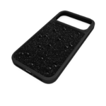 High smartphone case Flat Back crystals, iPhone® 17 Pro Max, Black - Image 2