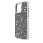High smartphone case Scattered design, iPhone® 16 Pro Max, Silver Tone - Image 4