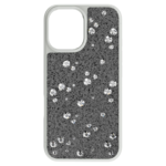 High smartphone case Scattered design, iPhone® 16, Silver Tone